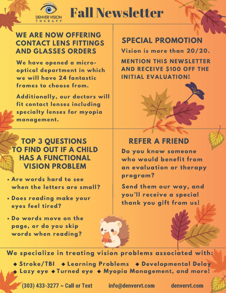 Fall Newsletter